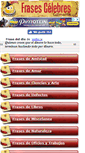 Mobile Screenshot of frasescelebres.mobi