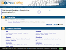 Tablet Screenshot of frasescelebres.com